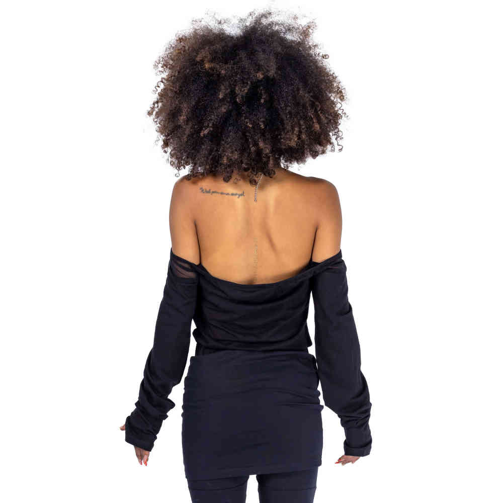 Poizen Industries - Nocturna Longsleeve top - Black